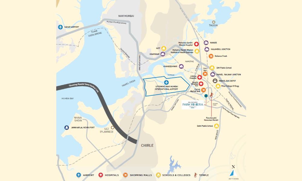 Kalpataru Park Riviera Location Map Image