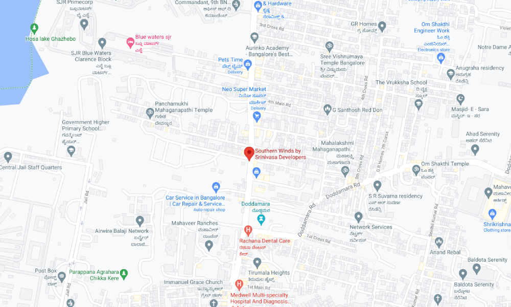 Southern Winds Location Map Image