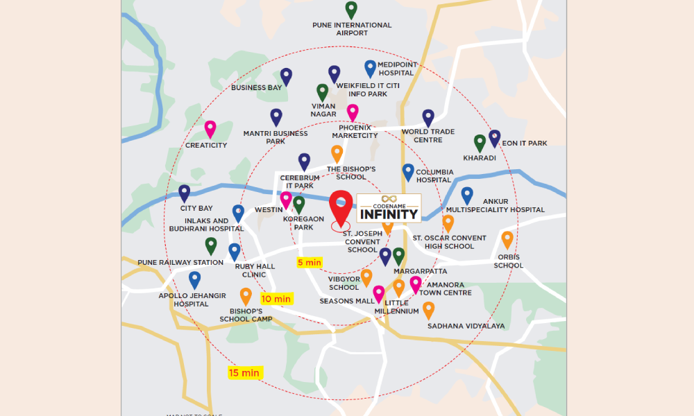 Mantra Infinity Location Map Image