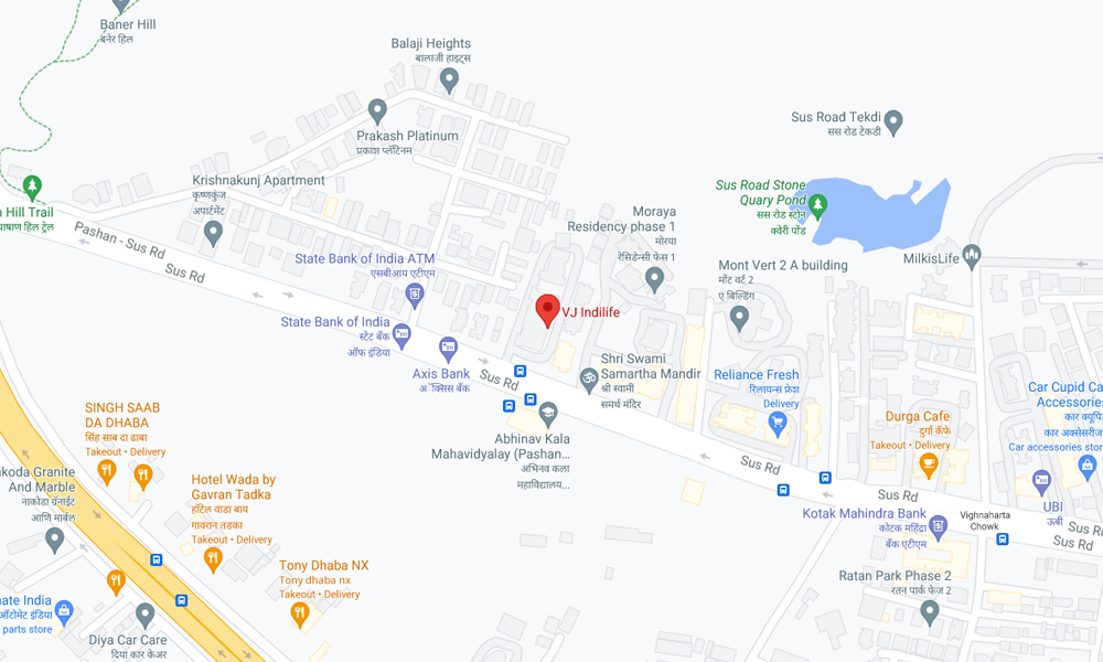 VJ IndiLife Location Map Image