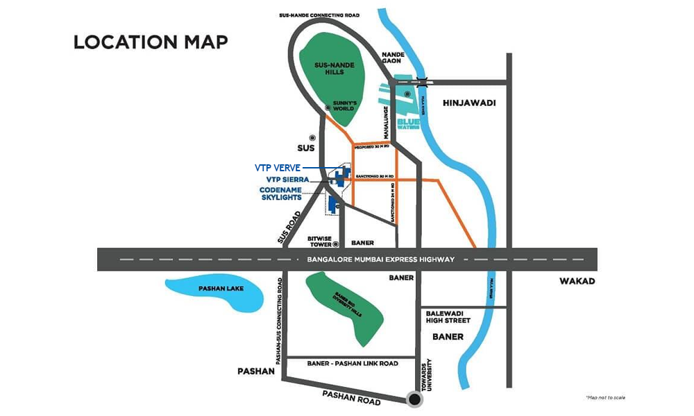 VTP Verve Location Map Image