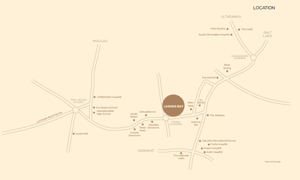 Srijan Laguna Bay Location Map Image