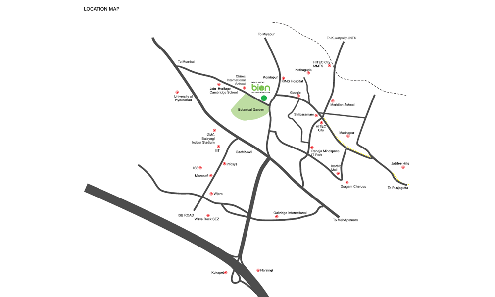 Bollineni Bion Location Map Image