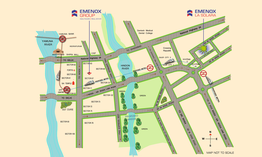 Emenox La Solara Location Map Image
