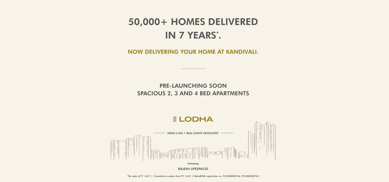 Official Booking of 2 bhk & 3 bhk At [ Lodha Regalia ]
