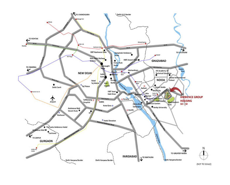 Ambience Tiverton Location Map Image