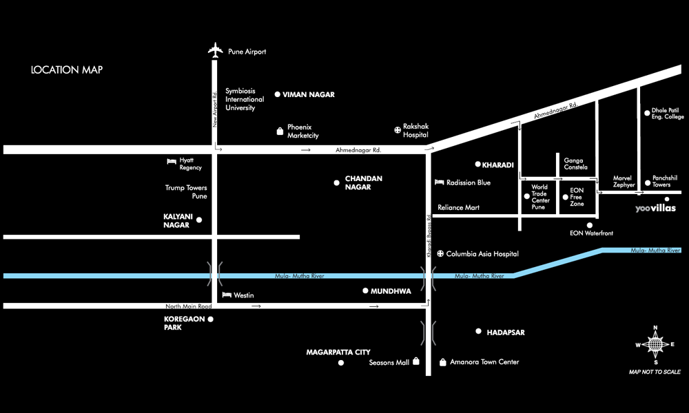 Panchshil Yoo Villas Location Map Image