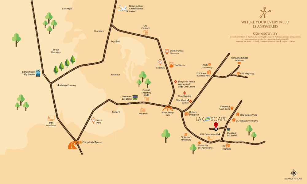 Merlin Lakescape Location Map Image