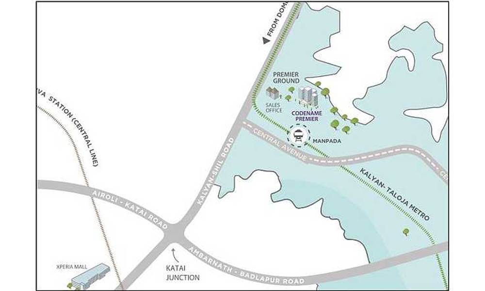 Lodha Casa Premier Location Map Image