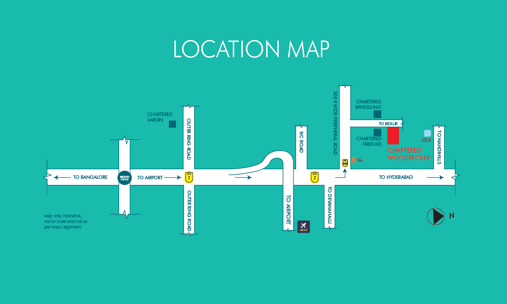 Chartered Woodpecker Location Map Image