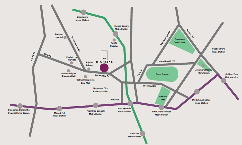 DNR Highline Location Map Image