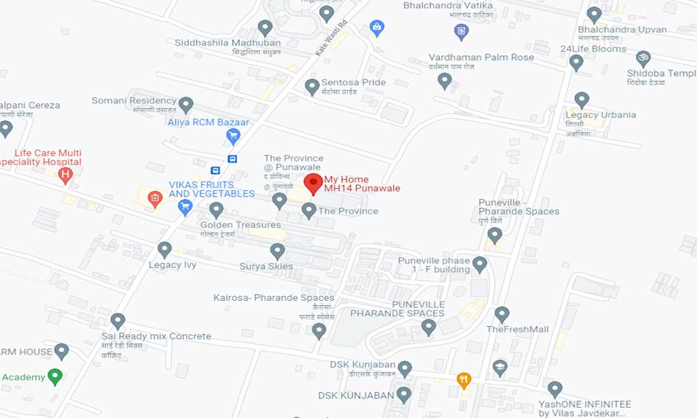 My Home Punawale Location Map Image