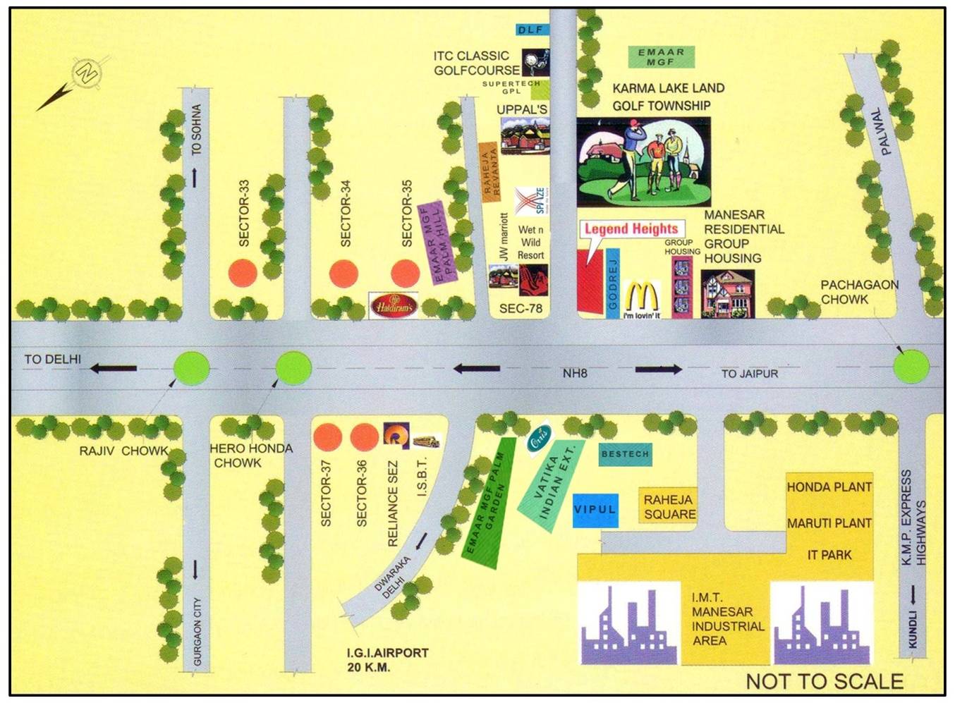 Innovative Legend Heights Location Map Image
