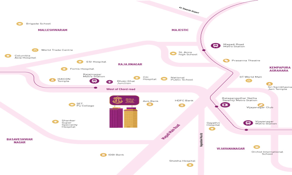 Birla Tisya Location Map Image