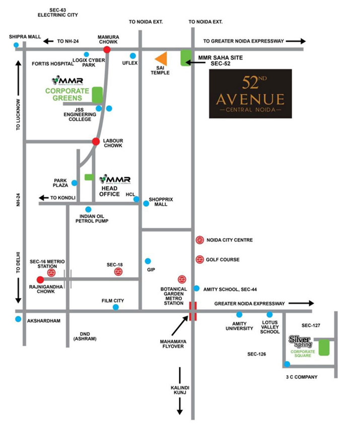 MMR 52nd Avenue Location Map Image