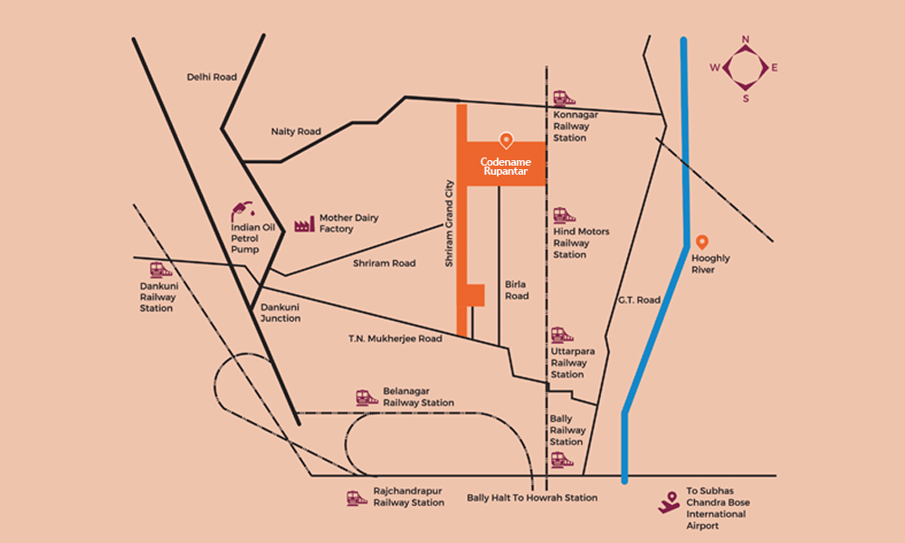 Sunshine One Location Map Image