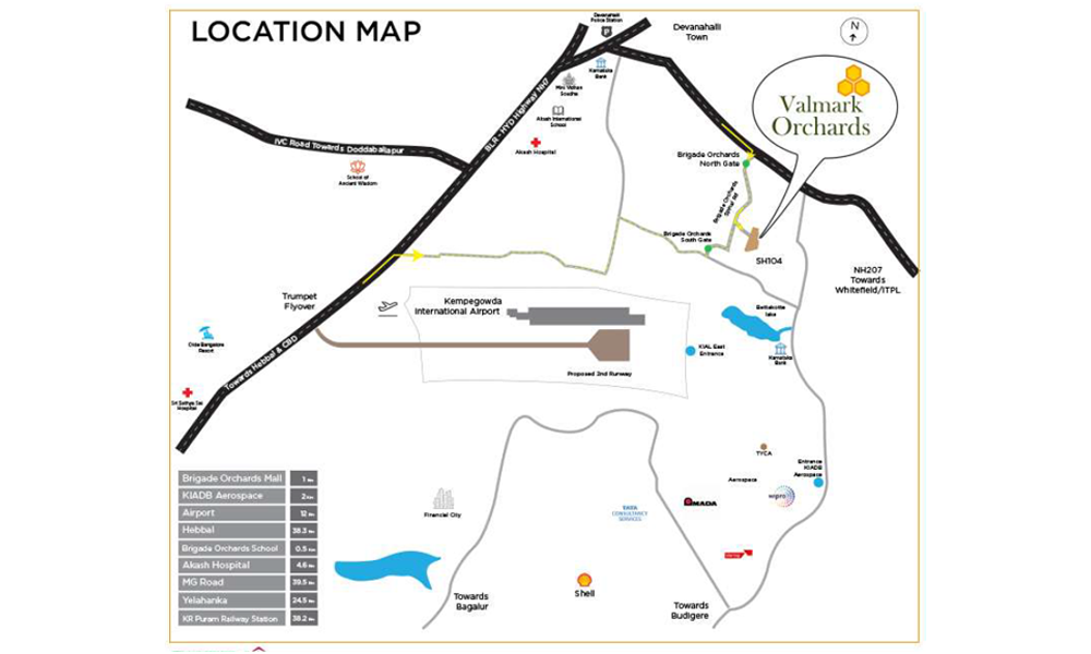 Valmark Orchards Location Map Image
