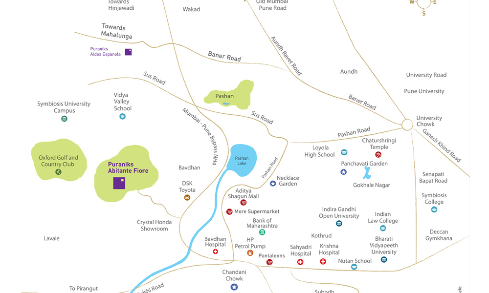 Puraniks Abitante Fiore Location Map Image