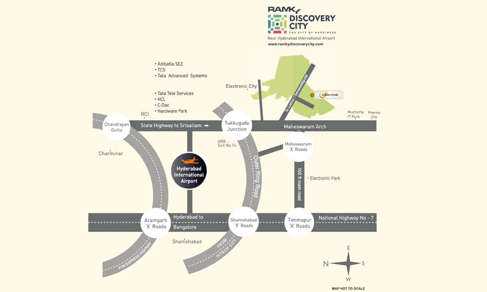 Ramky Golden Circle Location Map Image