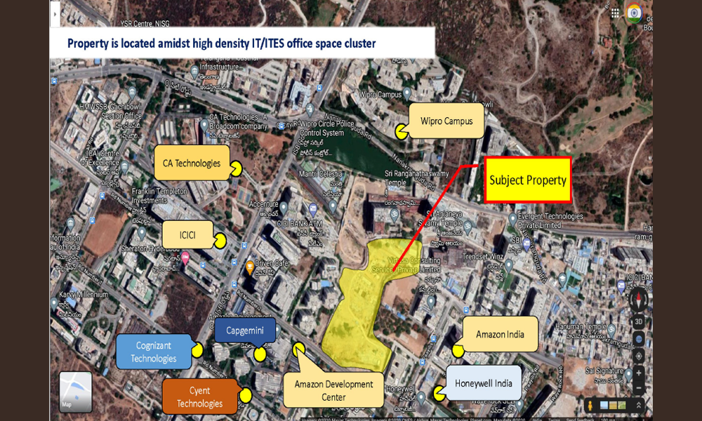 Sensation Hyderabad One Location Map Image