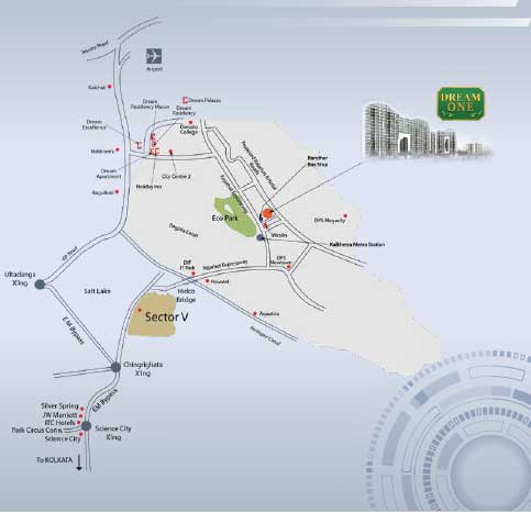 Jain Dream One Location Map Image