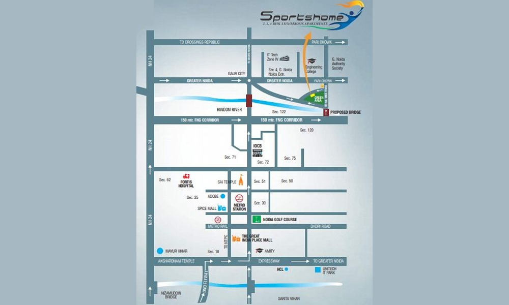 Dev Sai Sportshome Location Map Image