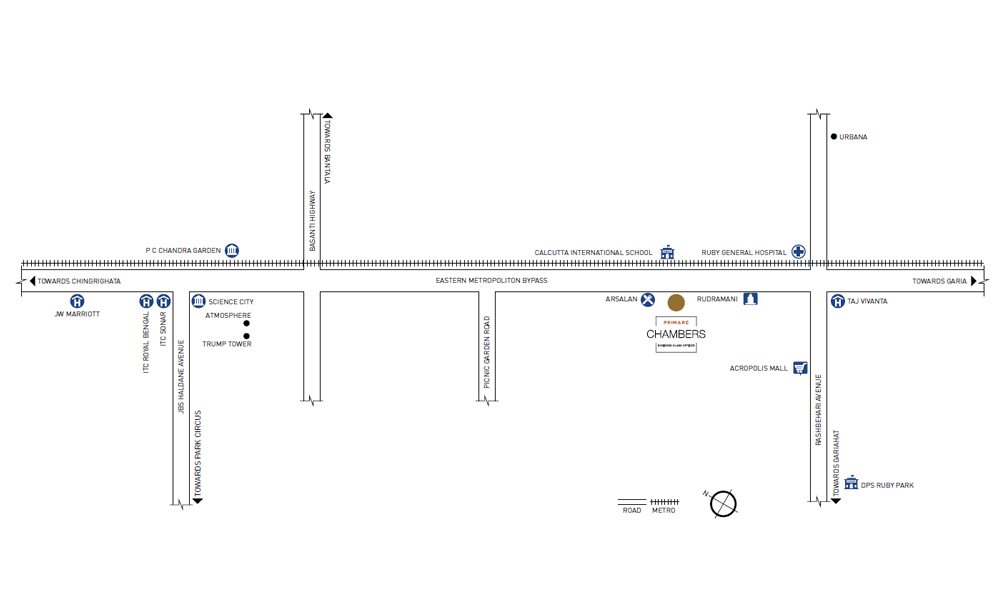 Primarc Chambers Location Map Image