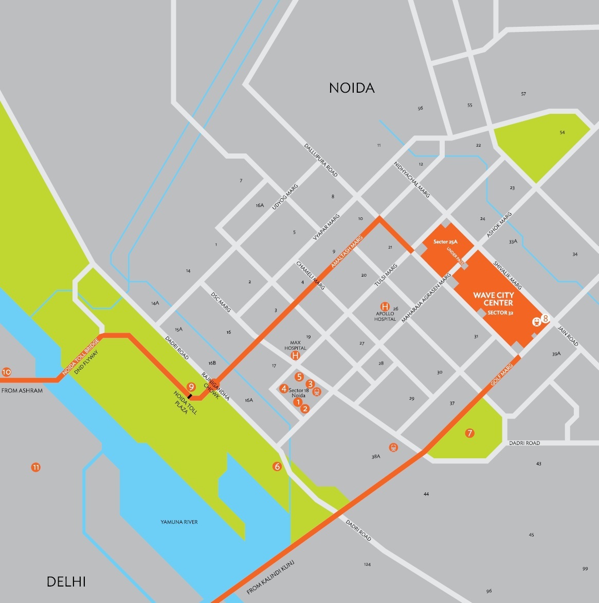Wave Amore Location Map Image