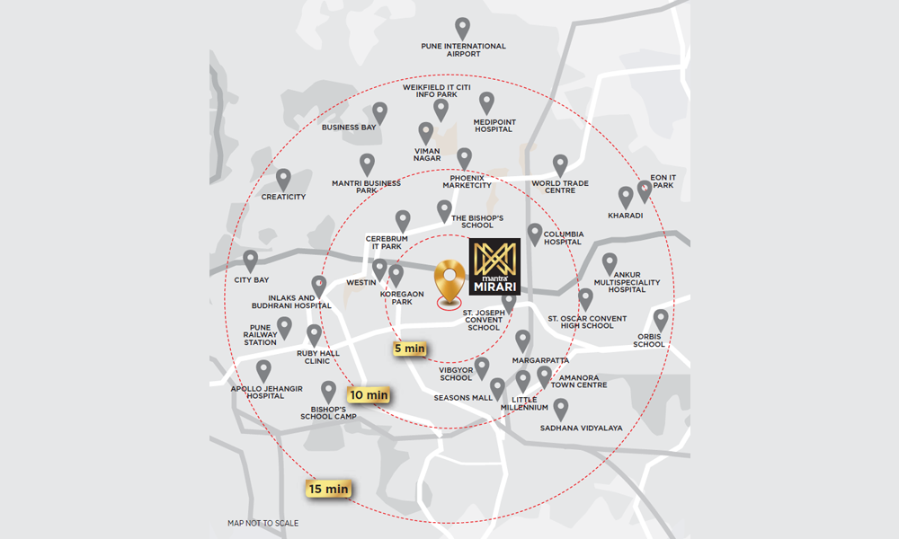 Mantra Mirari Location Map Image