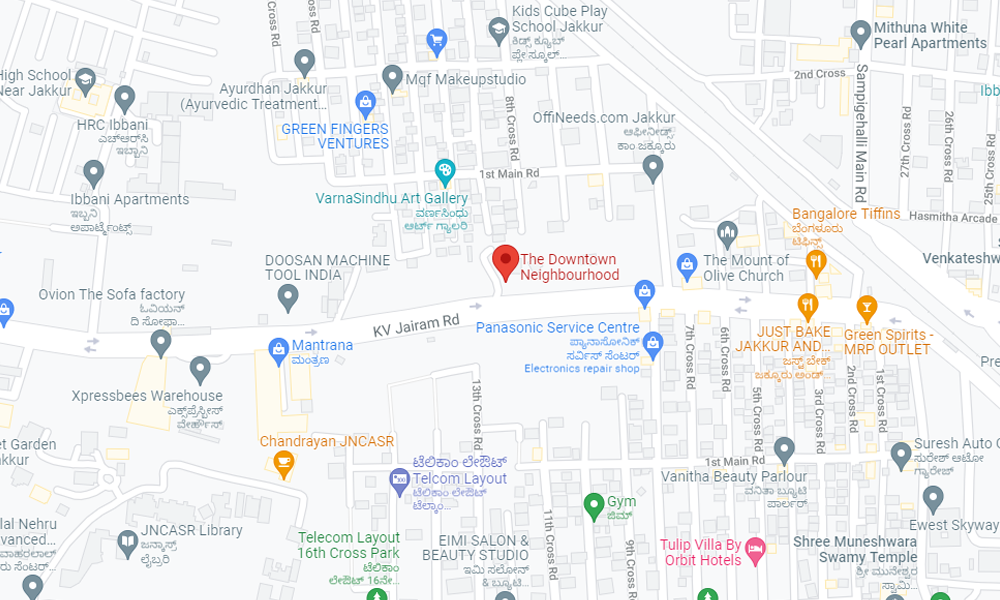 Assetz The Downtown Neighbourhood Location Map Image