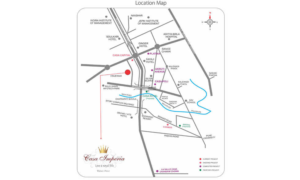 Casa Imperia Location Map Image