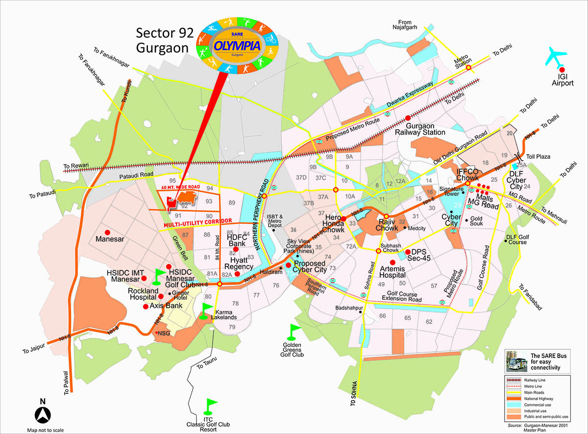 SARE Olympia Location Map Image