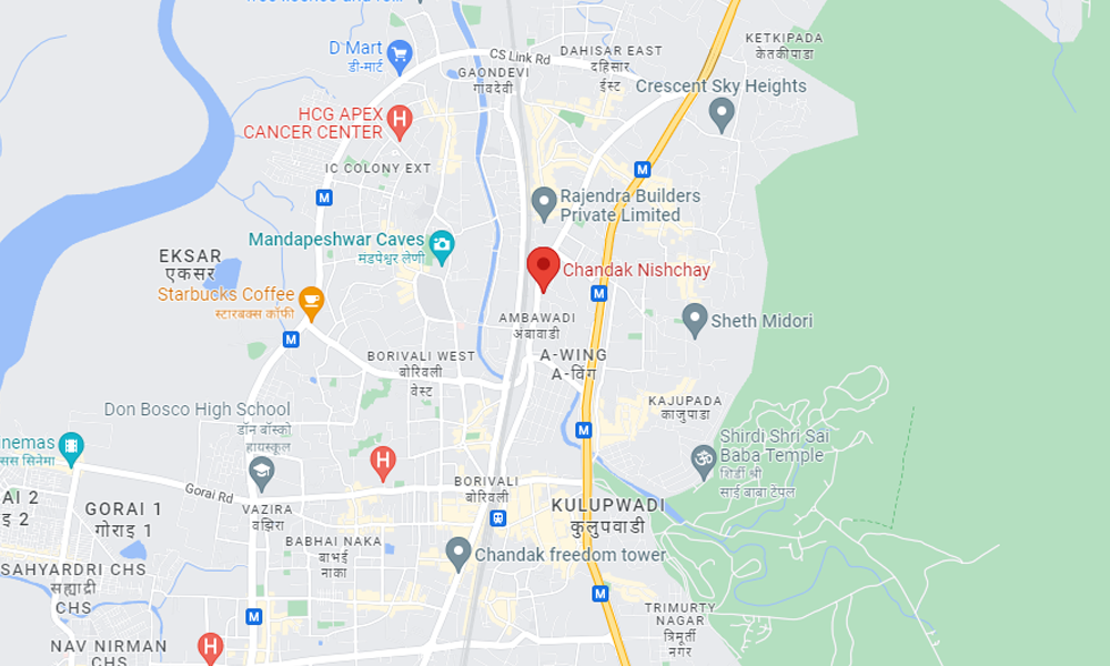 Chandak Greenairy Location Map Image