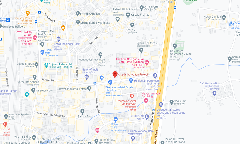 Arkade Aspire Location Map Image