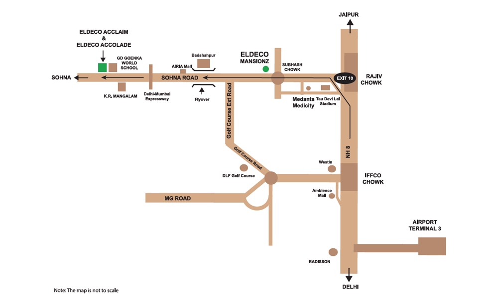Eldeco Acclaim Location Map Image