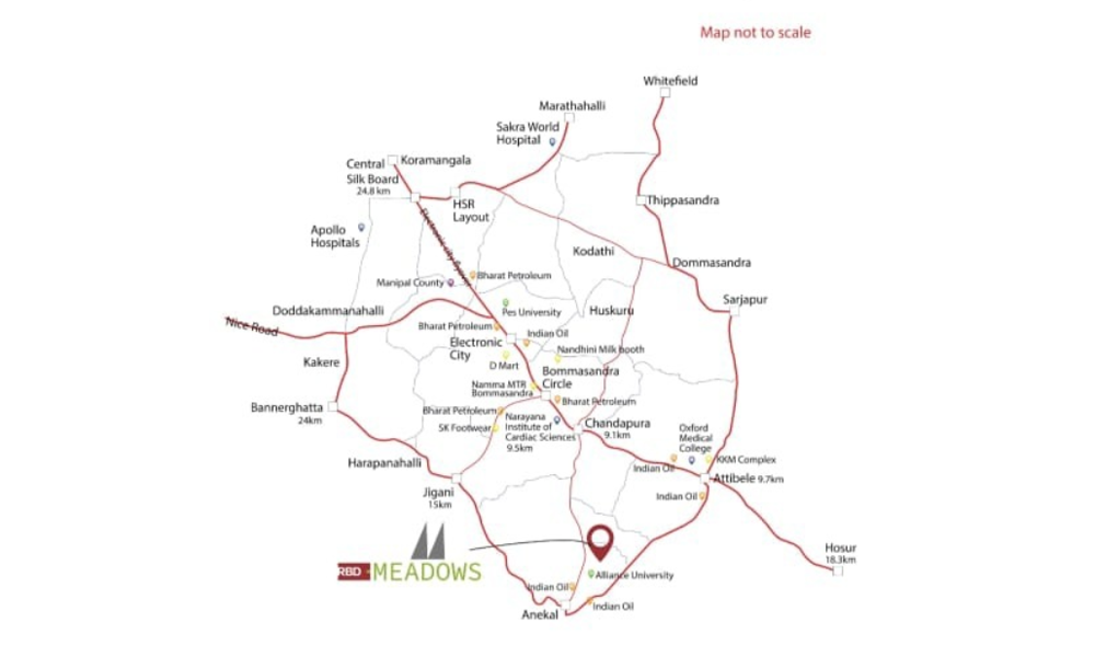RBD Meadows Location Map Image