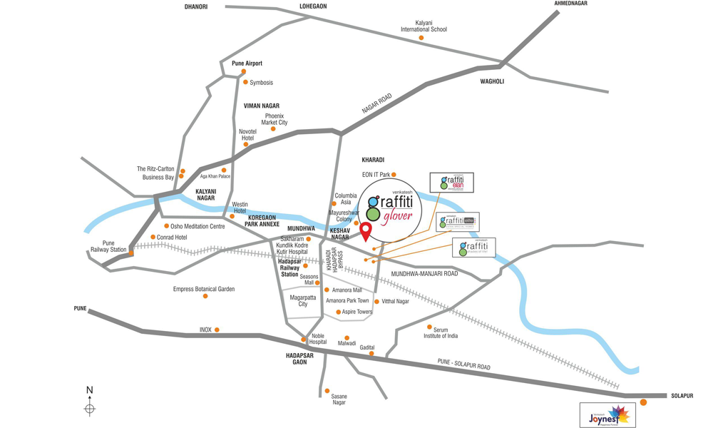 Venkatesh Graffiti Glover Location Map Image