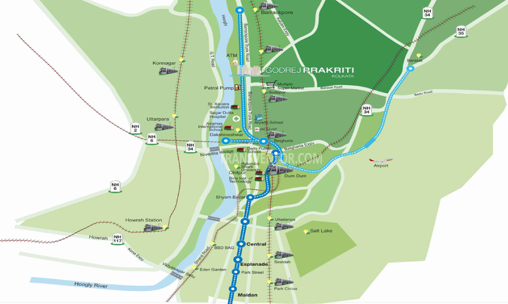 Godrej Prakriti Location Map Image