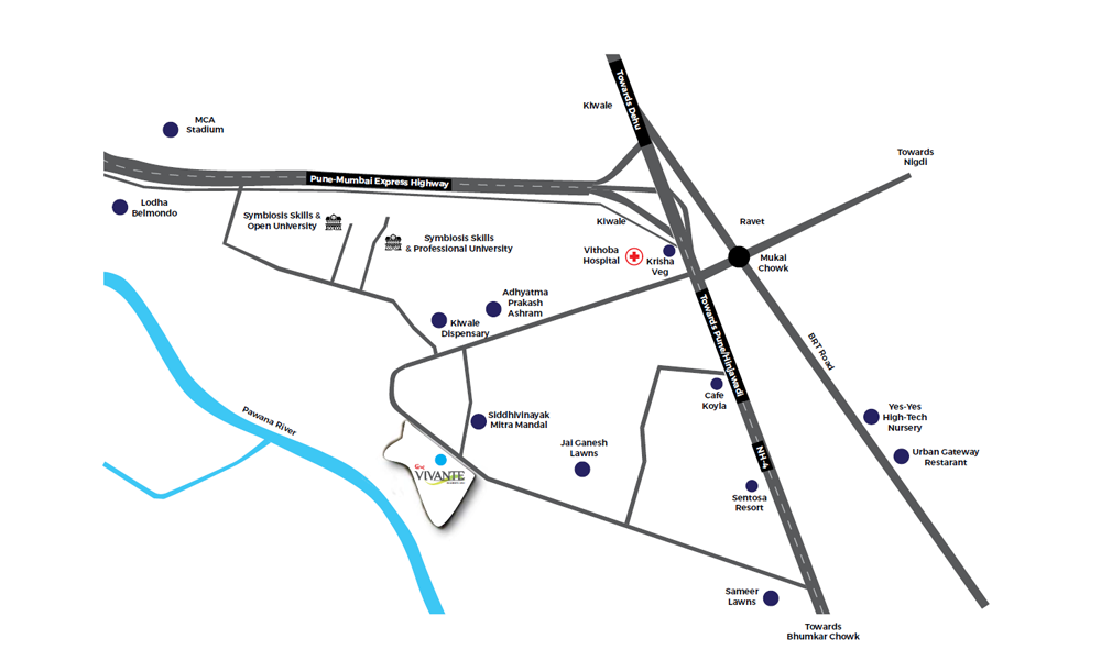 Gini Vivante Location Map Image