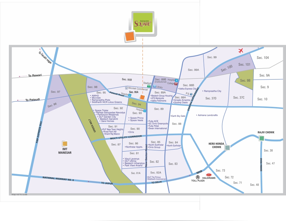 KPDK Newtown Square Location Map Image