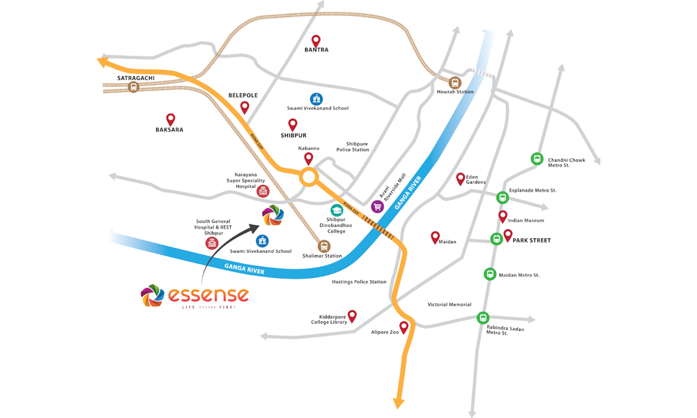 Periwal Essense Location Map Image