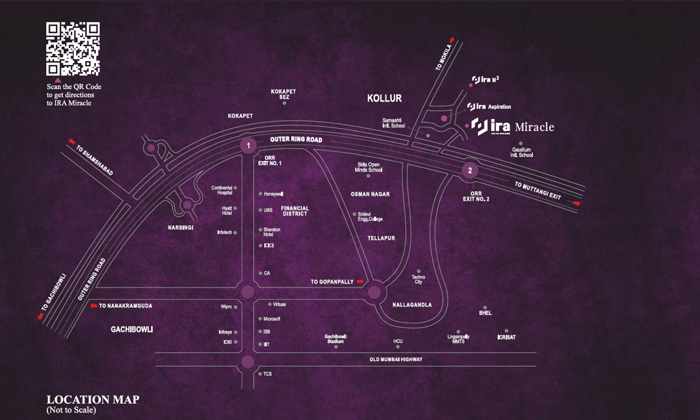 IRA Miracle Location Map Image