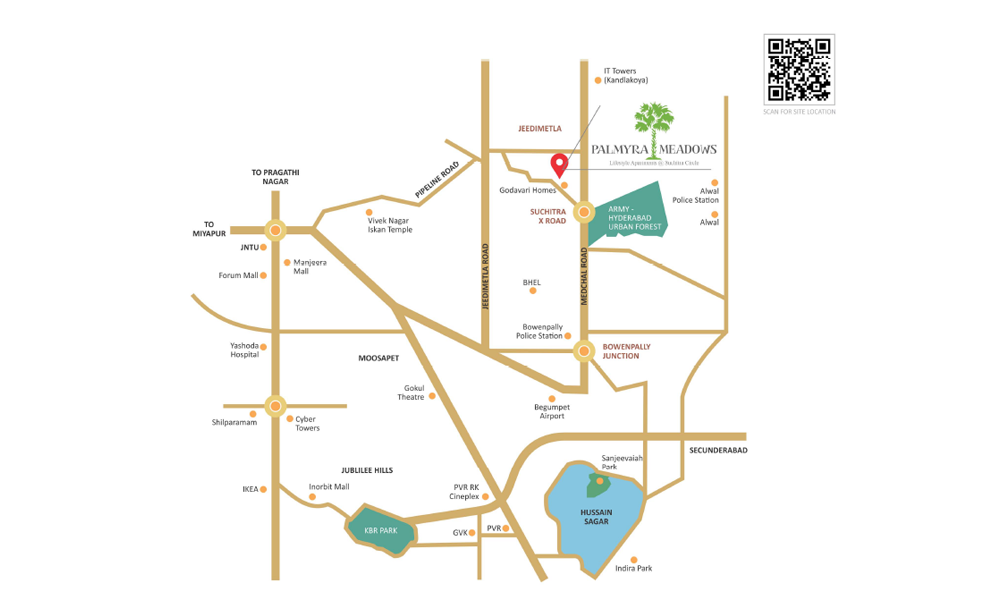 Palmyra Meadows Location Map Image