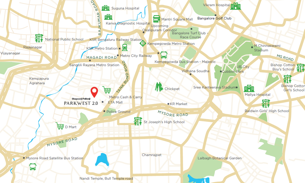 Cedar At Parkwest Location Map Image