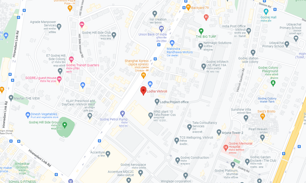 Lodha Vikhroli Location Map Image