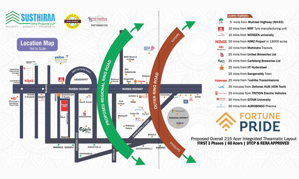 Fortune Pride Location Map Image
