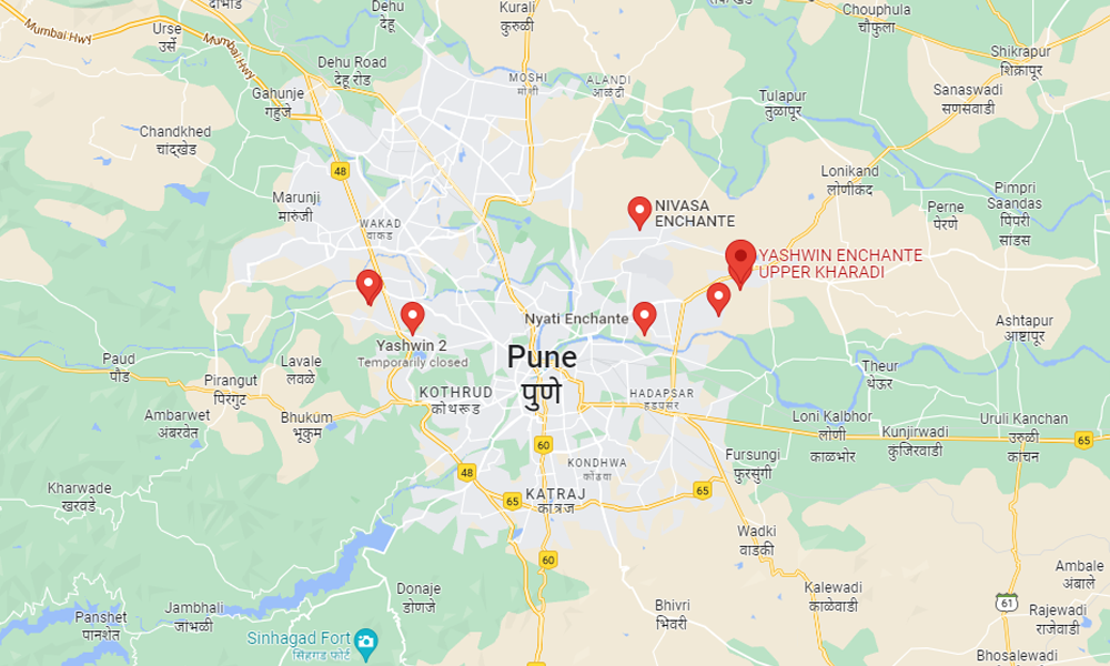 Yashwin Enchante Location Map Image