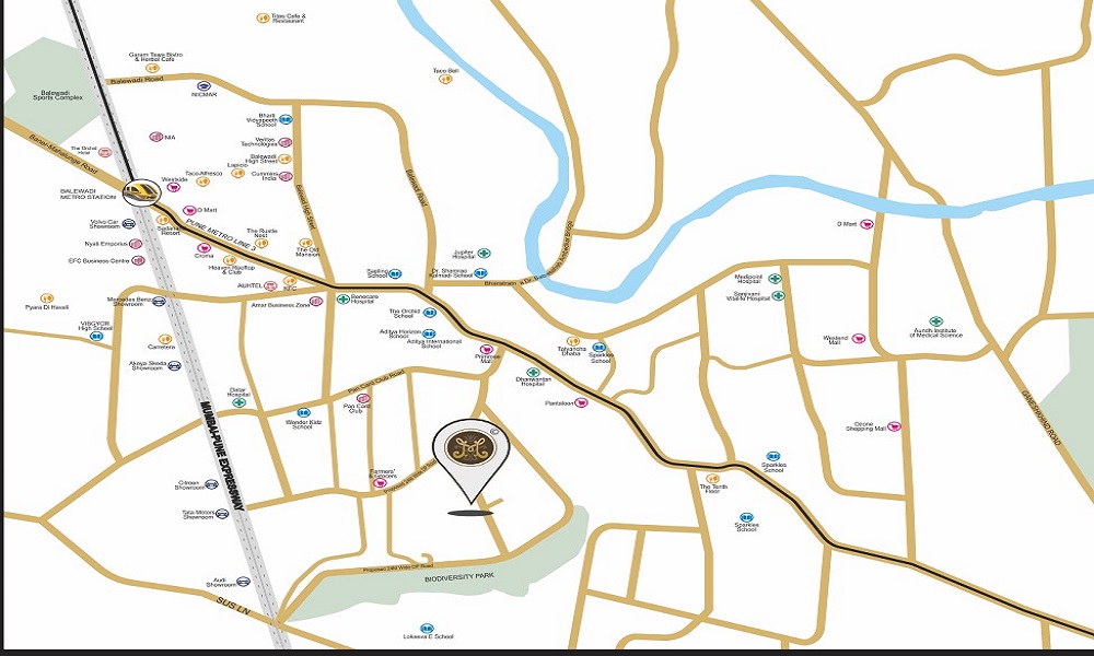 Majestique The Ornate Location Map Image