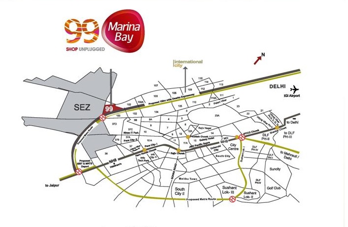 Pivotal Marina Bay Location Map Image