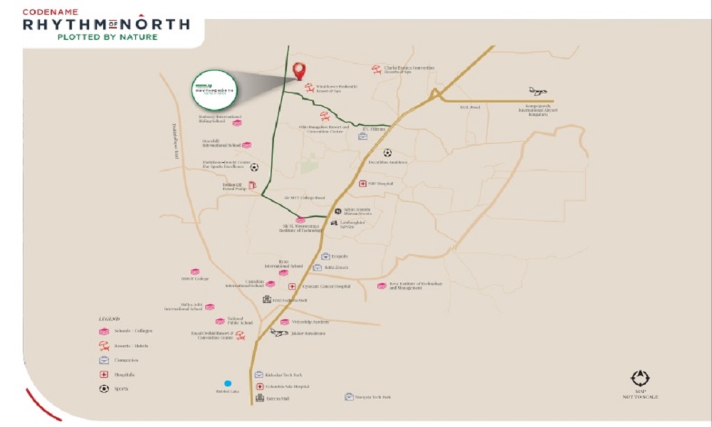 Shriram Eden 144 Location Map Image